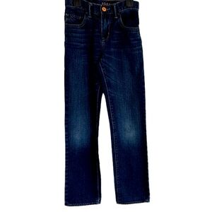 Gap kid 1969 dark wash original fit jeans girl 12 slim